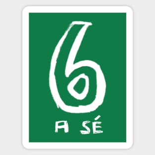 Number 6, Six Gaelic Irish Sticker